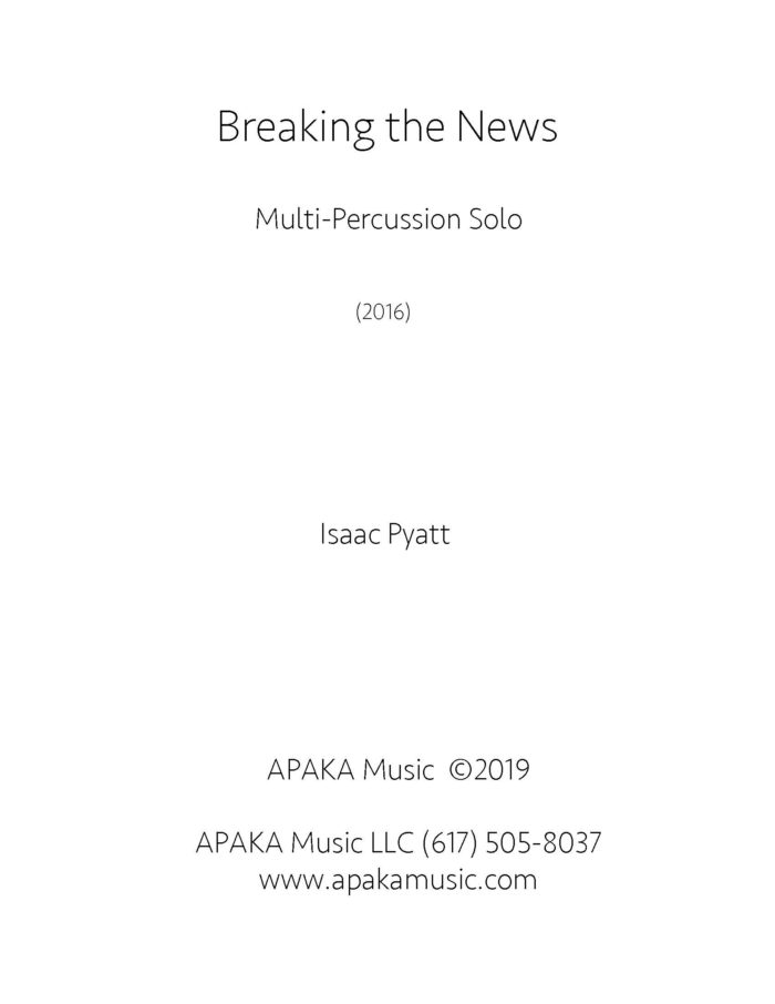 Breaking the News