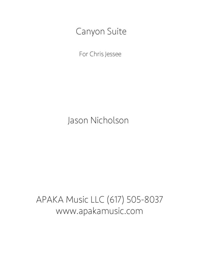 Canyon Suite b y Jason Nicholson